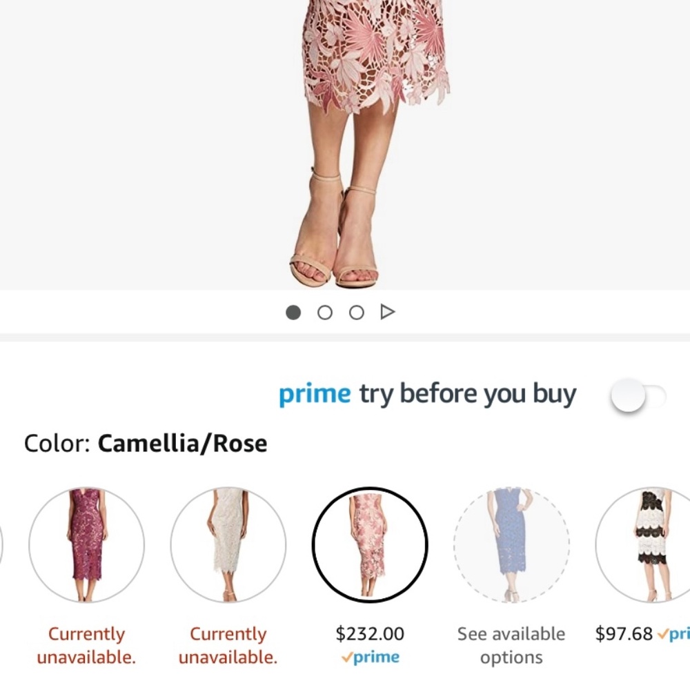 Dress the Population Aurora Pink Small